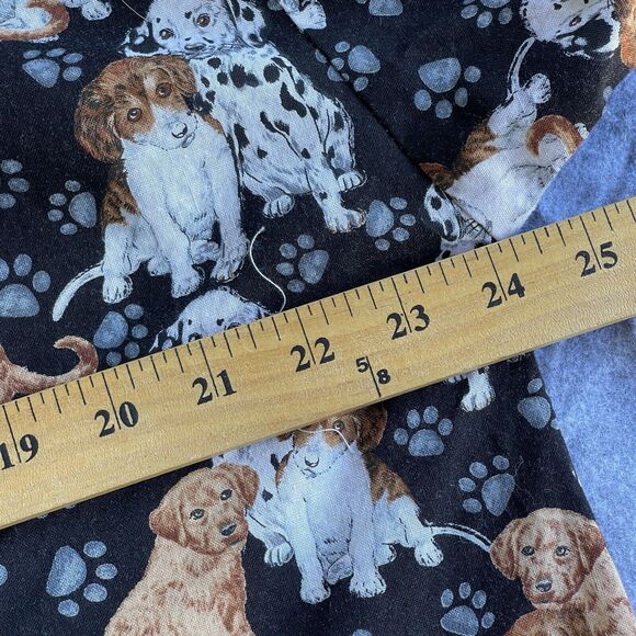 Vintage Caribou New York Button Up Shirt Womens Plus Size 1X Cats Dogs Paw Print - Picture 6 of 8